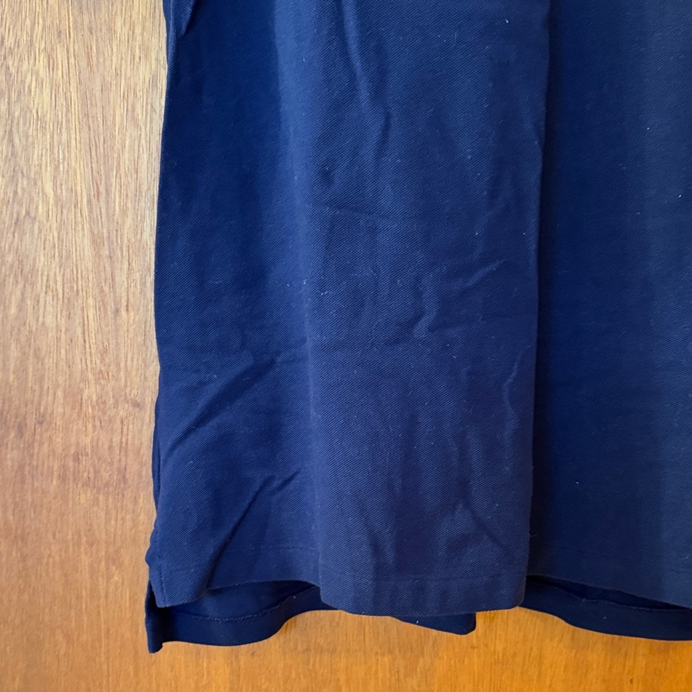 Polo by Ralph Lauren Men's Custom Slim Fit Stretch Mesh Navy Polo Shirt - Picture 4 of 9